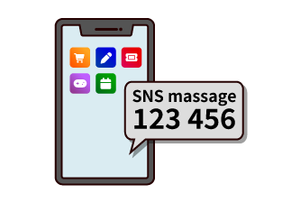アプリのSMS認証