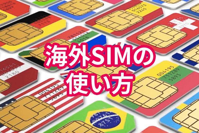 海外SIMの使い方や購入方法・ポイントを初期設定から解説