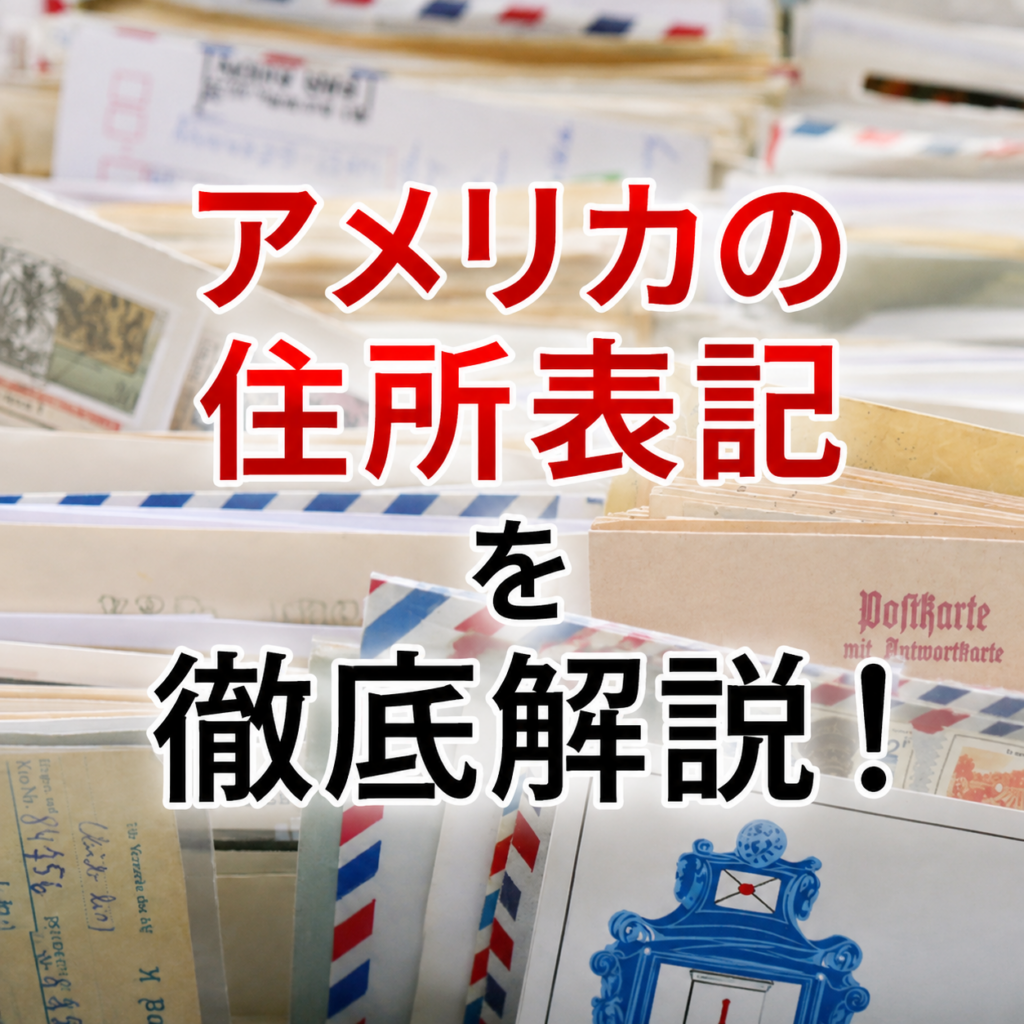 アメリカの住所表記とは？海外サービス利用時も迷わない！