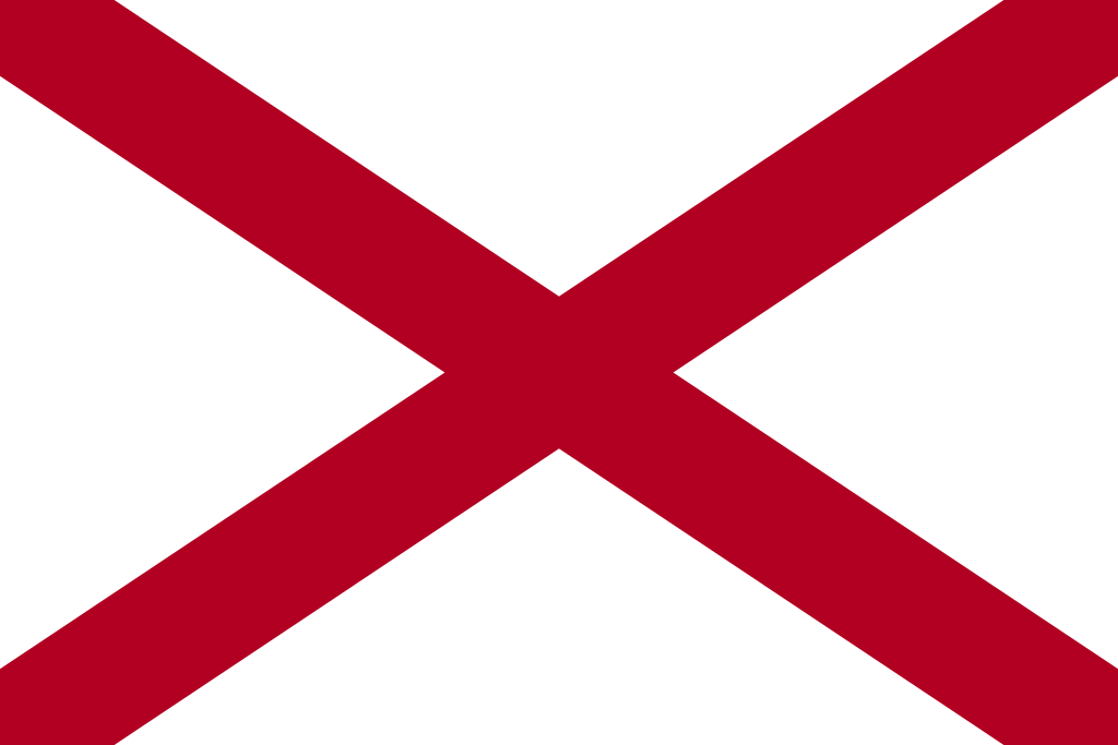 アラバマ州（Alabama、AL）南部 州旗