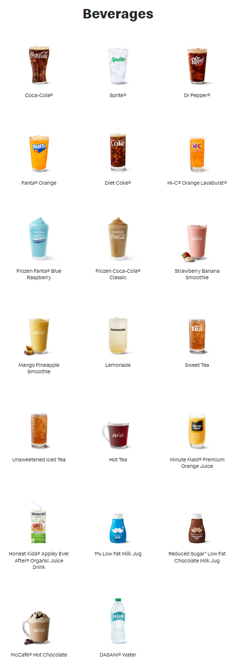 beverages