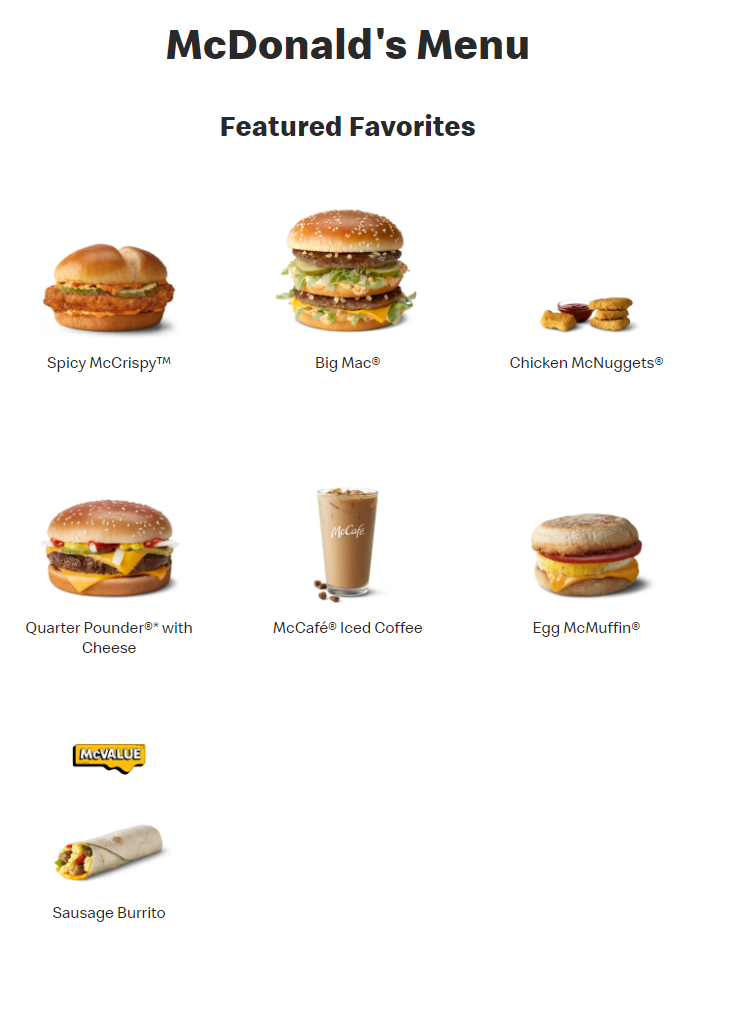 macdonaldsmenu
